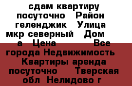 сдам квартиру посуточно › Район ­ геленджик › Улица ­ мкр северный › Дом ­ 12 а › Цена ­ 1 500 - Все города Недвижимость » Квартиры аренда посуточно   . Тверская обл.,Нелидово г.